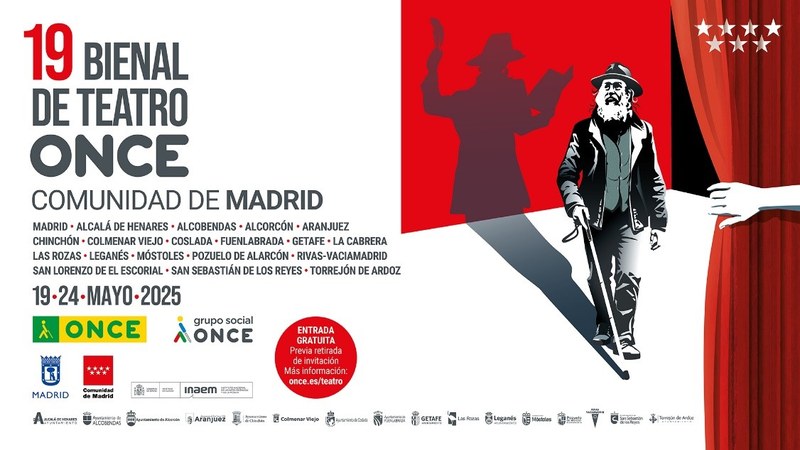 Cartel de la 19 Bienal de Teatro de la ONCE