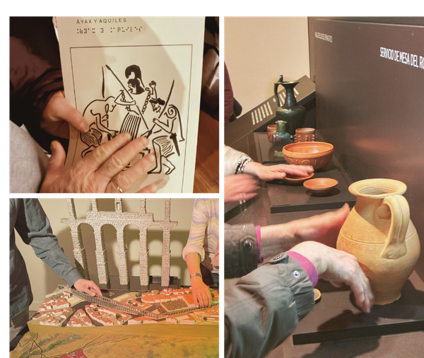 Visitas en el Museo Tiflológico y en el Museo Arqueológico.