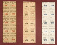 20 cupones  de la sociedad provincial de ciegos de Huelva