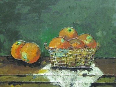Bodegón de naranjas