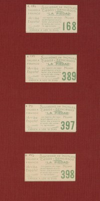 Cupón de la Piedad, Alcoy, Alicante. Núm. 389