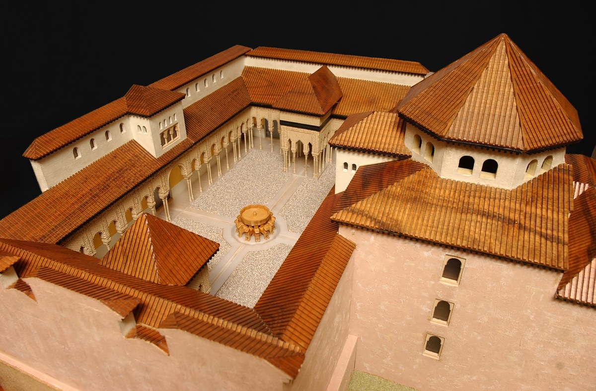 Patio de los Leones de la Alhambra de Granada