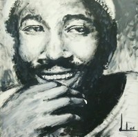 Retrato de Marvin Gaye