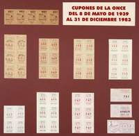 Tira de 10 cupones de Alcoy. Nº 387
