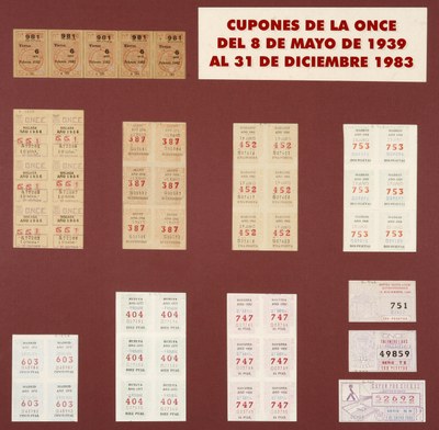 Tira de 10 cupones de Alcoy. Nº 387