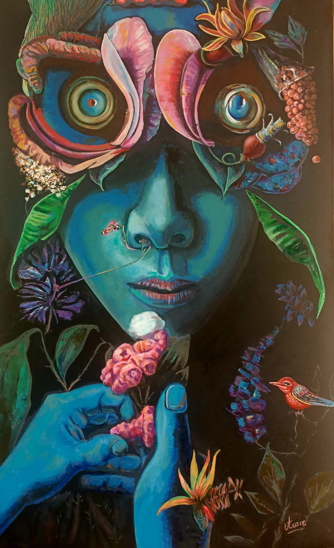 La comedora de flores