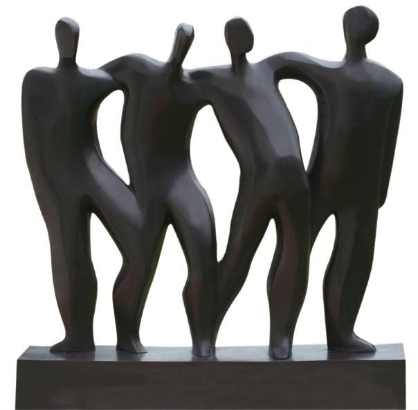 Grupo escultórico de Elena Laverón