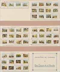 Álbum de cupones La Hispalense. Escenas de El Quijote