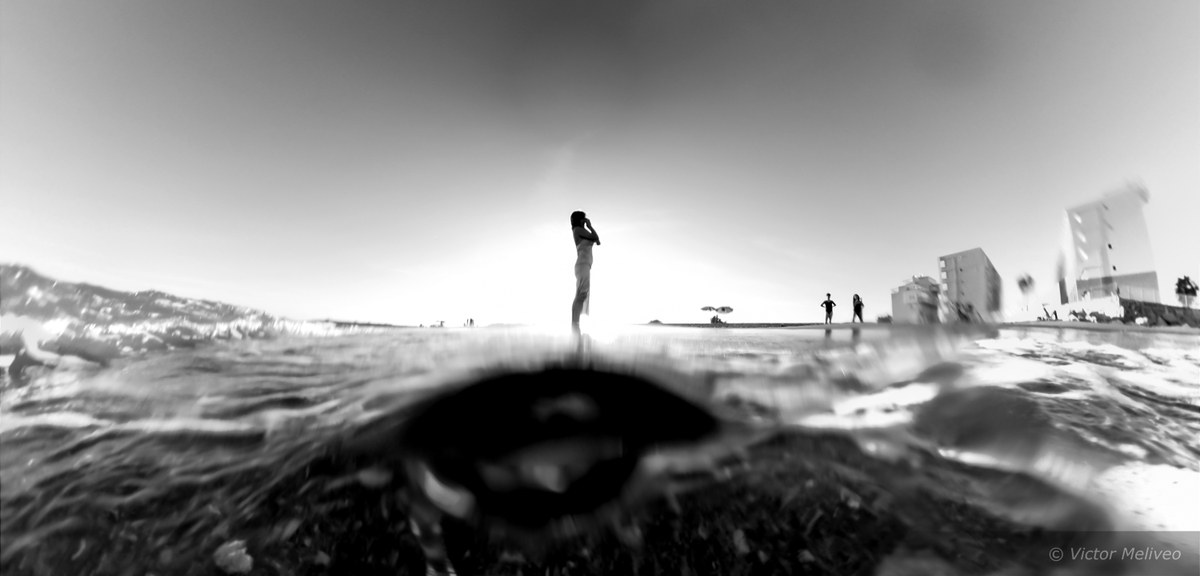 Blanco y negro en Sacaba Beach