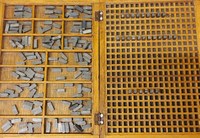 Caja de matemáticas de madera