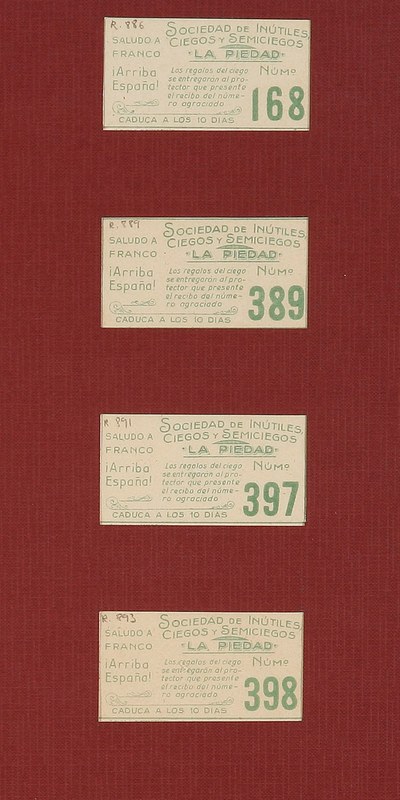 Cupón de la Piedad, Alcoy, Alicante. Núm. 397.