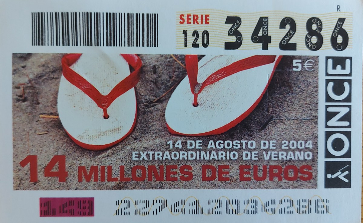 Cupón del sorteo Extra de Verano