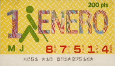 Cupón extraordinario del 1 de enero de 1986