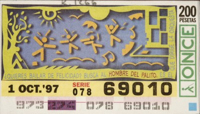 Primer cupón de ordinario de la reforma de 1997. Serie 078/ nº 69010
