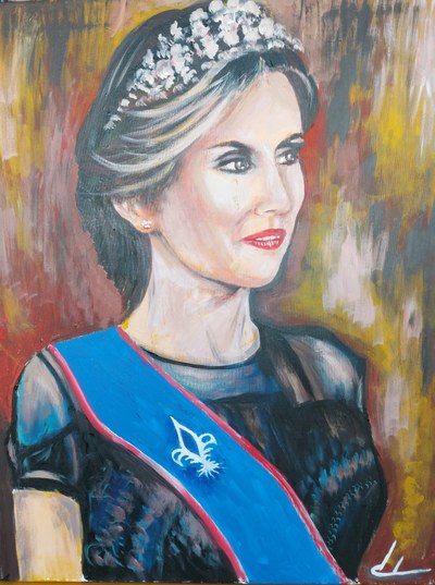 Su majestad Dª Letizia