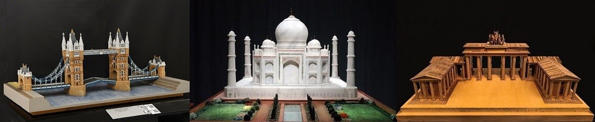 Imágenes de maquetas monumentos internacionales