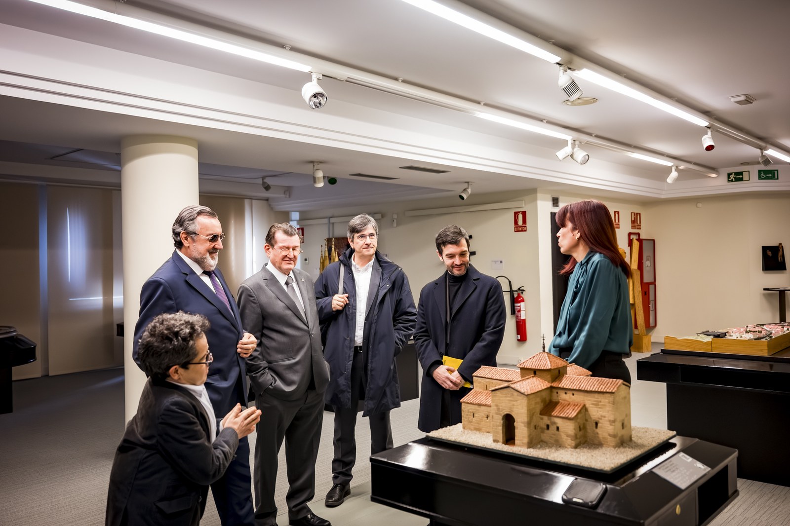 Visita al museo del Ministro