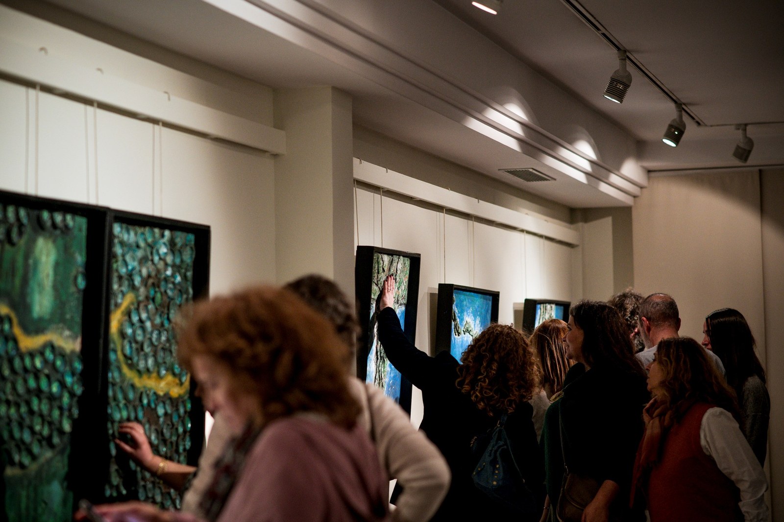 Asistentes a la inauguración