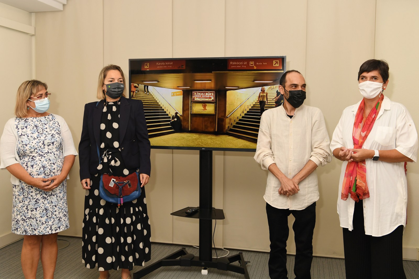 Momento de la inauguración