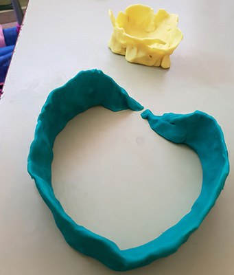 Dos modelados del Coliseo