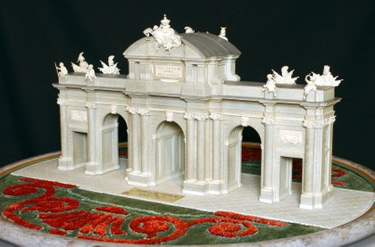 Maqueta de la Puerta de Alcalá de Madrid
